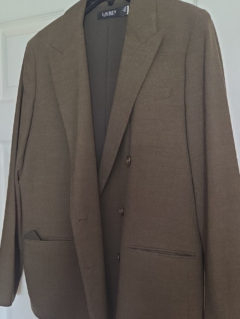 Lauren Ralph Lauren ladies Olive Green Blazer - Picture 2 of 6